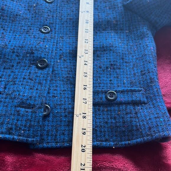 Pendleton Tweed Wool Office Career Suit Blazer Jacket Size 6 - Picture 9 of 9